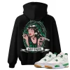 TeeVivo Hoodie Match Air Jordan 4 Retro SB Pine Green God Daaamn – Air Jordan 4 Hoodie, AJ4 Hoodie