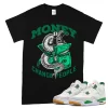 TeeVivo T-Shirt Match Air Jordan 4 Retro SB Pine Green Money change people – Air Jordan 4 Shirt, AJ4 Shirt