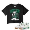 TeeVivo Crop Top Match Air Jordan 4 Retro SB Pine Green Outlaw – Air Jordan 4 Crop Top, AJ4 Crop Top