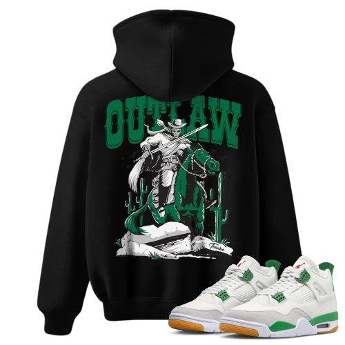 TeeVivo Hoodie Match Air Jordan 4 Retro SB Pine Green Outlaw – Air Jordan 4 Hoodie, AJ4 Hoodie
