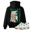 TeeVivo Hoodie Match Air Jordan 4 Retro SB Pine Green Speak no evil – Air Jordan 4 Hoodie, AJ4 Hoodie