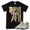 TeeVivo T-Shirt Match Air Jordan 4 Retro SE Craft Photon Dust Break the rules – Air Jordan 4 Shirt, AJ4 Shirt