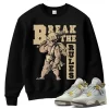 TeeVivo Sweatshirt Match Air Jordan 4 Retro SE Craft Photon Dust Break the rules – Air Jordan 4 Sweatshirt, AJ4 Sweatshirt