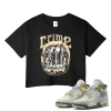 TeeVivo Crop Top Match Air Jordan 4 Retro SE Craft Photon Dust Crime – Air Jordan 4 Crop Top, AJ4 Crop Top
