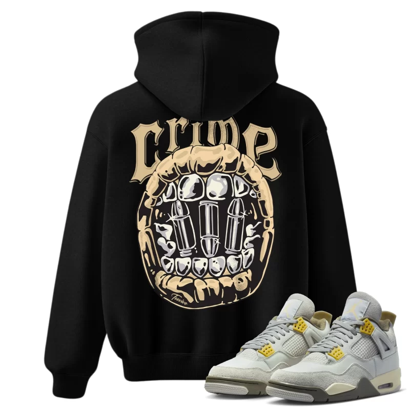 TeeVivo Hoodie Match Air Jordan 4 Retro SE Craft Photon Dust Crime – Air Jordan 4 Hoodie, AJ4 Hoodie
