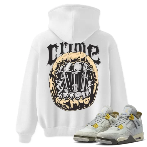 TeeVivo Hoodie Match Air Jordan 4 Retro SE Craft Photon Dust Crime – Air Jordan 4 Hoodie, AJ4 Hoodie