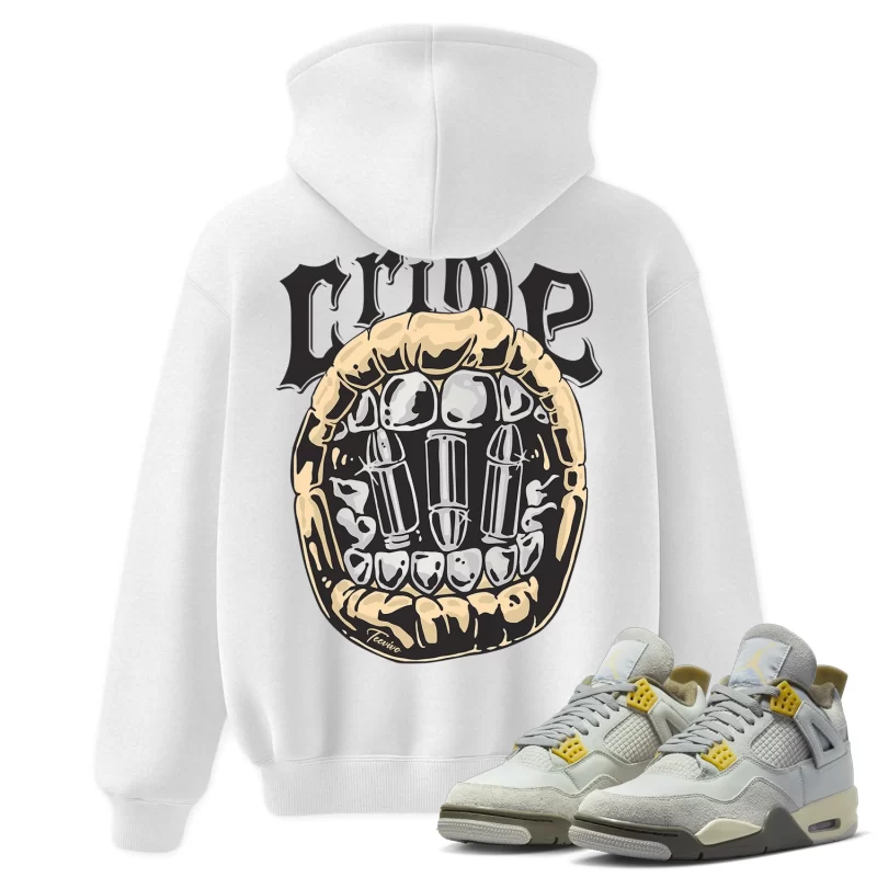 TeeVivo Hoodie Match Air Jordan 4 Retro SE Craft Photon Dust Crime – Air Jordan 4 Hoodie, AJ4 Hoodie
