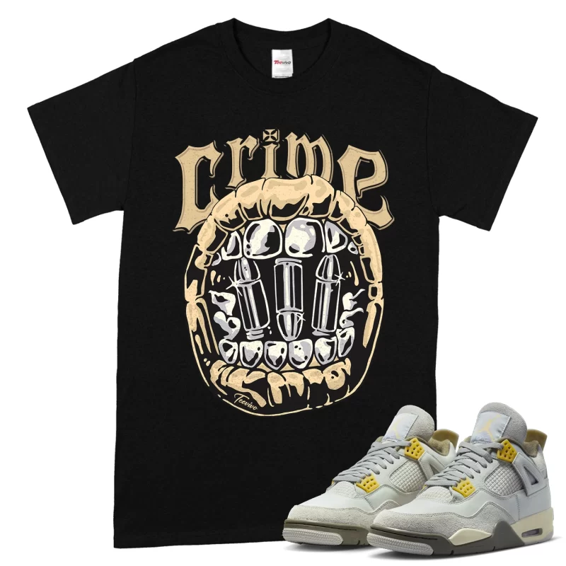 TeeVivo T-Shirt Match Air Jordan 4 Retro SE Craft Photon Dust Crime – Air Jordan 4 Shirt, AJ4 Shirt