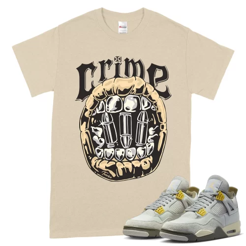 TeeVivo T-Shirt Match Air Jordan 4 Retro SE Craft Photon Dust Crime – Air Jordan 4 Shirt, AJ4 Shirt