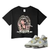 TeeVivo Crop Top Match Air Jordan 4 Retro SE Craft Photon Dust God Daaamn – Air Jordan 4 Crop Top, AJ4 Crop Top