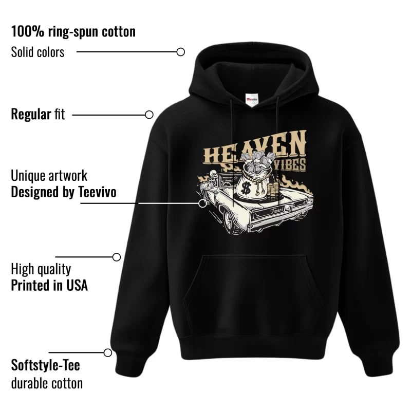TeeVivo Hoodie Match Air Jordan 4 Retro SE Craft Photon Dust Heaven vibes – Air Jordan 4 Hoodie, AJ4 Hoodie