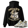 TeeVivo Hoodie Match Air Jordan 4 Retro SE Craft Photon Dust Money change people – Air Jordan 4 Hoodie, AJ4 Hoodie
