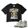 TeeVivo Crop Top Match Air Jordan 4 Retro SE Craft Photon Dust Outlaw – Air Jordan 4 Crop Top, AJ4 Crop Top