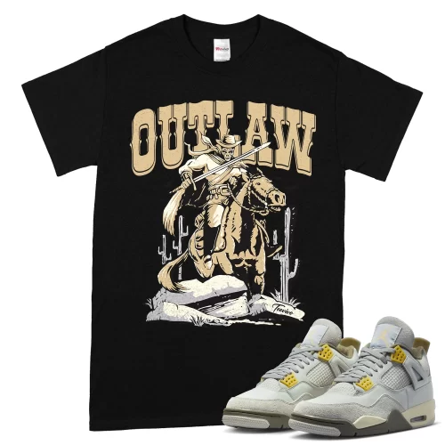 TeeVivo T-Shirt Match Air Jordan 4 Retro SE Craft Photon Dust Outlaw – Air Jordan 4 Shirt, AJ4 Shirt