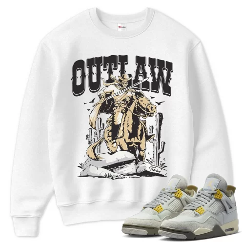 TeeVivo Sweatshirt Match Air Jordan 4 Retro SE Craft Photon Dust Outlaw – Air Jordan 4 Sweatshirt, AJ4 Sweatshirt
