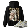 TeeVivo Hoodie Match Air Jordan 4 Retro SE Craft Photon Dust Speak no evil – Air Jordan 4 Hoodie, AJ4 Hoodie