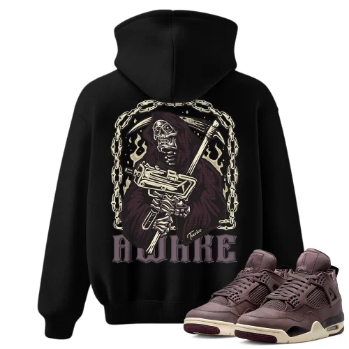 TeeVivo Hoodie Match Air Jordan 4 Retro SP A Ma Maniére Violet Ore Awake – Air Jordan 4 Hoodie, AJ4 Hoodie