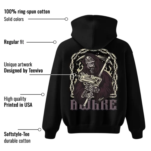 TeeVivo Hoodie Match Air Jordan 4 Retro SP A Ma Maniére Violet Ore Awake – Air Jordan 4 Hoodie, AJ4 Hoodie