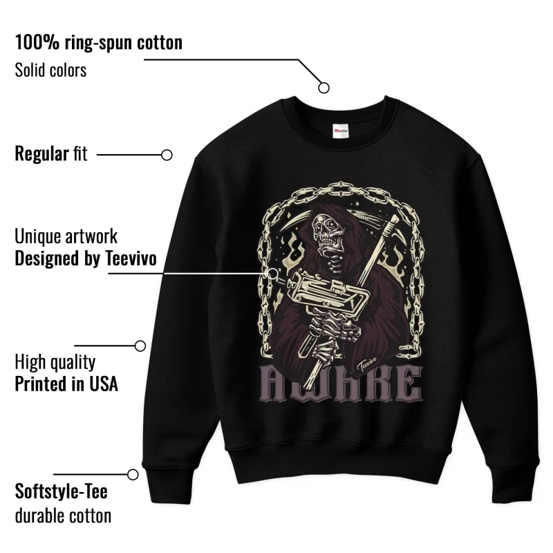 TeeVivo Sweatshirt Match Air Jordan 4 Retro SP A Ma Maniére Violet Ore Awake – Air Jordan 4 Sweatshirt, AJ4 Sweatshirt