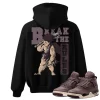 TeeVivo Hoodie Match Air Jordan 4 Retro SP A Ma Maniére Violet Ore Break the rules – Air Jordan 4 Hoodie, AJ4 Hoodie