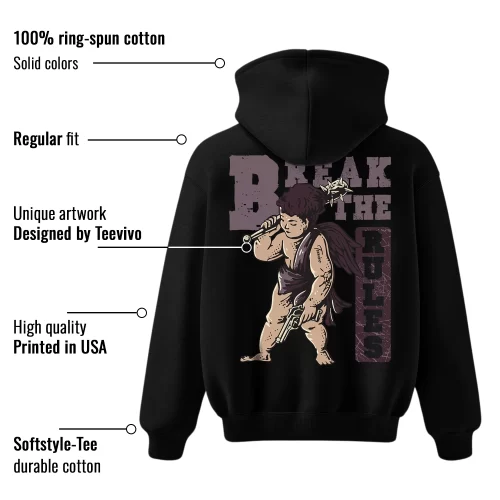 TeeVivo Hoodie Match Air Jordan 4 Retro SP A Ma Maniére Violet Ore Break the rules – Air Jordan 4 Hoodie, AJ4 Hoodie