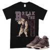 TeeVivo T-Shirt Match Air Jordan 4 Retro SP A Ma Maniére Violet Ore Break the rules – Air Jordan 4 Shirt, AJ4 Shirt