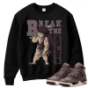 TeeVivo Sweatshirt Match Air Jordan 4 Retro SP A Ma Maniére Violet Ore Break the rules – Air Jordan 4 Sweatshirt, AJ4 Sweatshirt