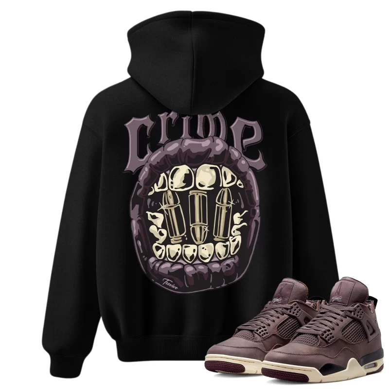 TeeVivo Hoodie Match Air Jordan 4 Retro SP A Ma Maniére Violet Ore Crime – Air Jordan 4 Hoodie, AJ4 Hoodie