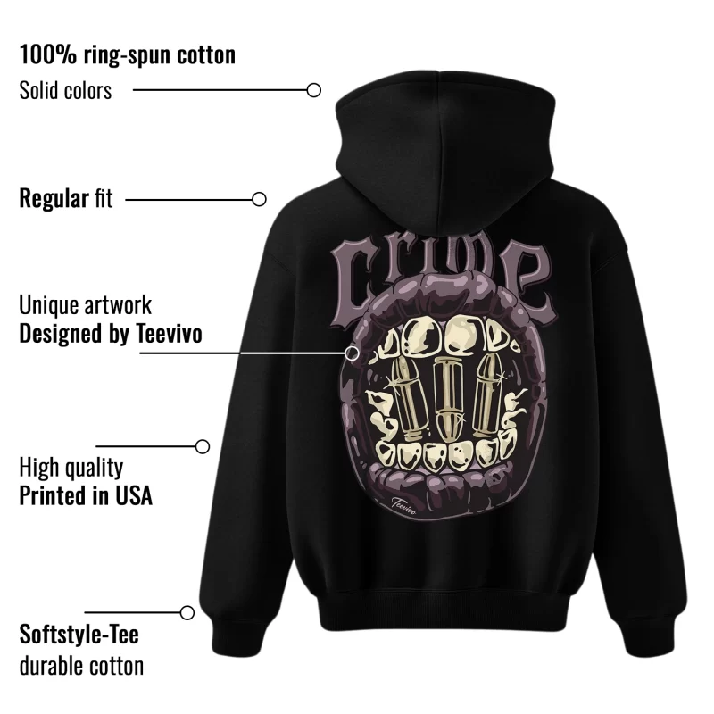 TeeVivo Hoodie Match Air Jordan 4 Retro SP A Ma Maniére Violet Ore Crime – Air Jordan 4 Hoodie, AJ4 Hoodie