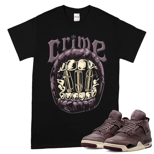 TeeVivo T-Shirt Match Air Jordan 4 Retro SP A Ma Maniére Violet Ore Crime – Air Jordan 4 Shirt, AJ4 Shirt