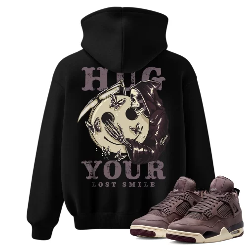 TeeVivo Hoodie Match Air Jordan 4 Retro SP A Ma Maniére Violet Ore Hug your lost smile – Air Jordan 4 Hoodie, AJ4 Hoodie