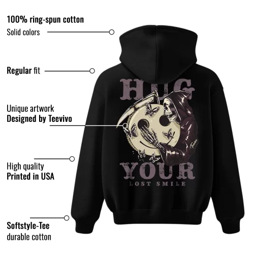 TeeVivo Hoodie Match Air Jordan 4 Retro SP A Ma Maniére Violet Ore Hug your lost smile – Air Jordan 4 Hoodie, AJ4 Hoodie