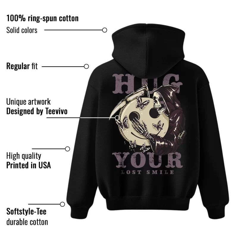 TeeVivo Hoodie Match Air Jordan 4 Retro SP A Ma Maniére Violet Ore Hug your lost smile – Air Jordan 4 Hoodie, AJ4 Hoodie