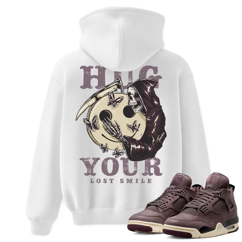 TeeVivo Hoodie Match Air Jordan 4 Retro SP A Ma Maniére Violet Ore Hug your lost smile – Air Jordan 4 Hoodie, AJ4 Hoodie