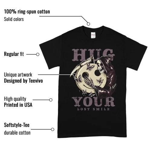 TeeVivo T-Shirt Match Air Jordan 4 Retro SP A Ma Maniére Violet Ore Hug your lost smile – Air Jordan 4 Shirt, AJ4 Shirt