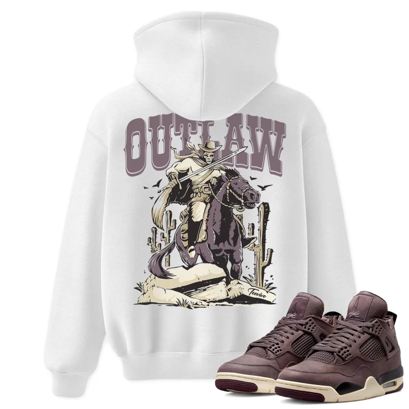 TeeVivo Hoodie Match Air Jordan 4 Retro SP A Ma Maniére Violet Ore Outlaw – Air Jordan 4 Hoodie, AJ4 Hoodie