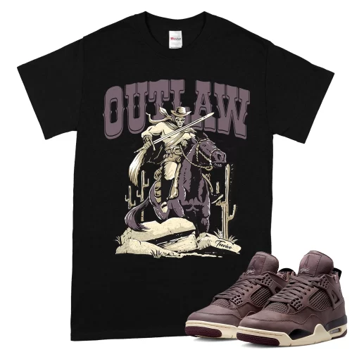 TeeVivo T-Shirt Match Air Jordan 4 Retro SP A Ma Maniére Violet Ore Outlaw – Air Jordan 4 Shirt, AJ4 Shirt