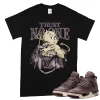 TeeVivo T-Shirt Match Air Jordan 4 Retro SP A Ma Maniére Violet Ore Trust no one – Air Jordan 4 Shirt, AJ4 Shirt