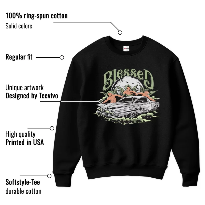 TeeVivo Sweatshirt Match Air Jordan 4 Retro Seafoam Blessed – Air Jordan 4 Sweatshirt, AJ4 Sweatshirt