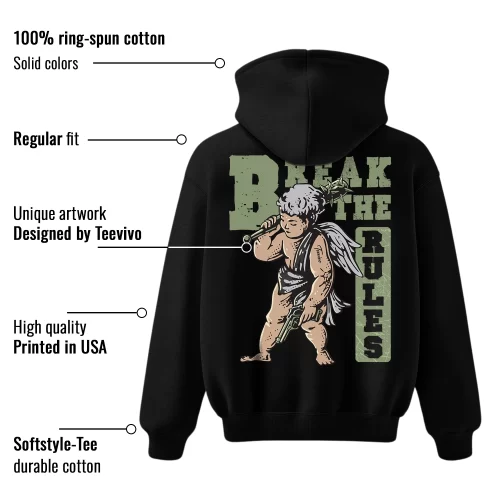 TeeVivo Hoodie Match Air Jordan 4 Retro Seafoam Break the rules – Air Jordan 4 Hoodie, AJ4 Hoodie
