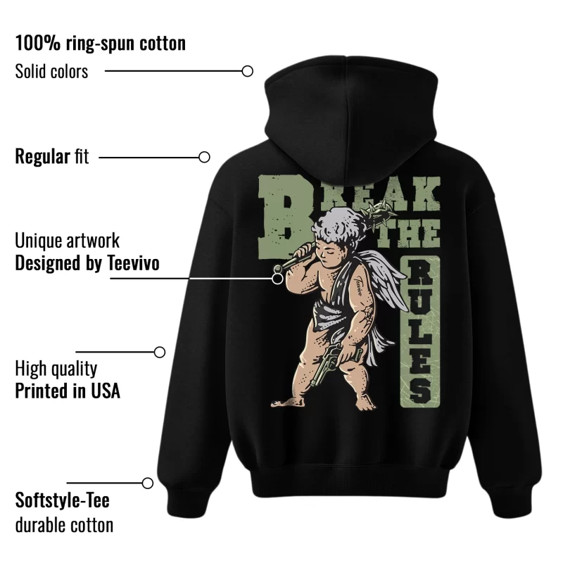 TeeVivo Hoodie Match Air Jordan 4 Retro Seafoam Break the rules – Air Jordan 4 Hoodie, AJ4 Hoodie