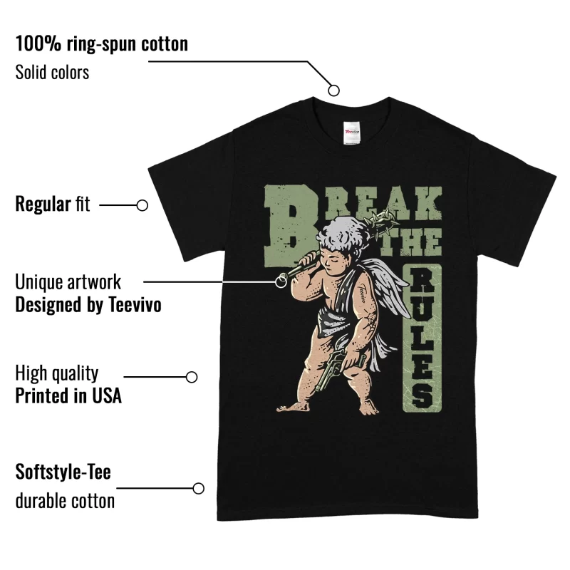 TeeVivo T-Shirt Match Air Jordan 4 Retro Seafoam Break the rules – Air Jordan 4 Shirt, AJ4 Shirt