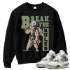 TeeVivo Sweatshirt Match Air Jordan 4 Retro Seafoam Break the rules – Air Jordan 4 Sweatshirt, AJ4 Sweatshirt