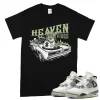 TeeVivo T-Shirt Match Air Jordan 4 Retro Seafoam Heaven vibes – Air Jordan 4 Shirt, AJ4 Shirt