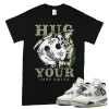 TeeVivo T-Shirt Match Air Jordan 4 Retro Seafoam Hug your lost smile – Air Jordan 4 Shirt, AJ4 Shirt