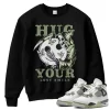 TeeVivo Sweatshirt Match Air Jordan 4 Retro Seafoam Hug your lost smile – Air Jordan 4 Sweatshirt, AJ4 Sweatshirt