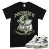 TeeVivo T-Shirt Match Air Jordan 4 Retro Seafoam Money change people – Air Jordan 4 Shirt, AJ4 Shirt