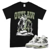 TeeVivo T-Shirt Match Air Jordan 4 Retro Seafoam Outlaw – Air Jordan 4 Shirt, AJ4 Shirt
