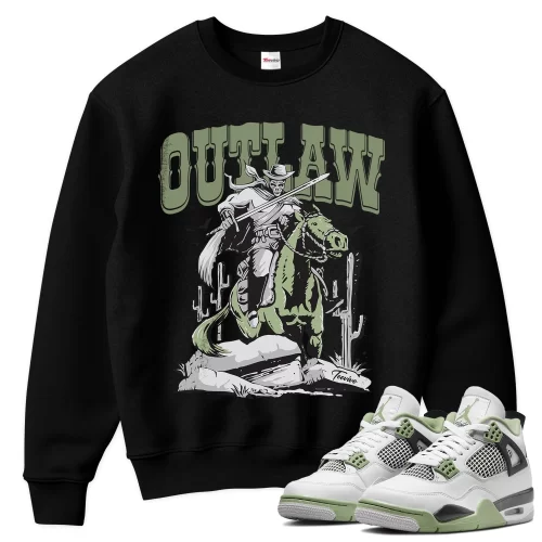 TeeVivo Sweatshirt Match Air Jordan 4 Retro Seafoam Outlaw – Air Jordan 4 Sweatshirt, AJ4 Sweatshirt