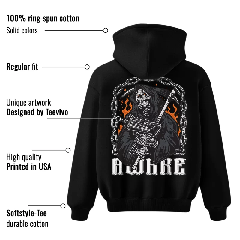 TeeVivo Hoodie Match Air Jordan 4 Retro White Thunder Awake – Air Jordan 4 Hoodie, AJ4 Hoodie